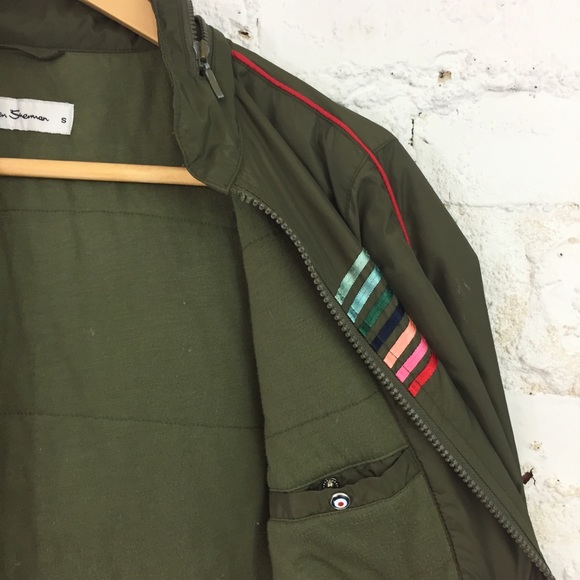 BEN SHERMAN Green Rainbow Windbreaker PRIDE🌈 - Picture 2 of 6
